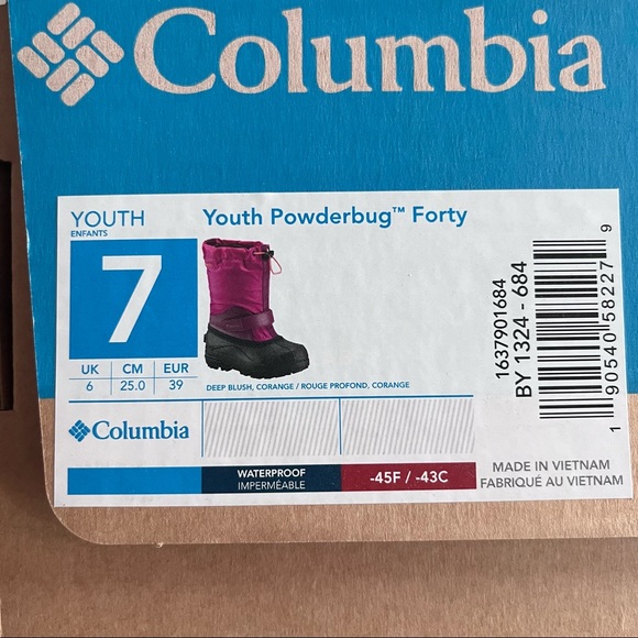 Columbia unisex-child YOUTH POWDERBUG FORTY Cold Weather & Shearling - Picture 2 of 12